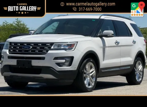 White 2016 Ford Explorer Limited for sale in Carmel, IN