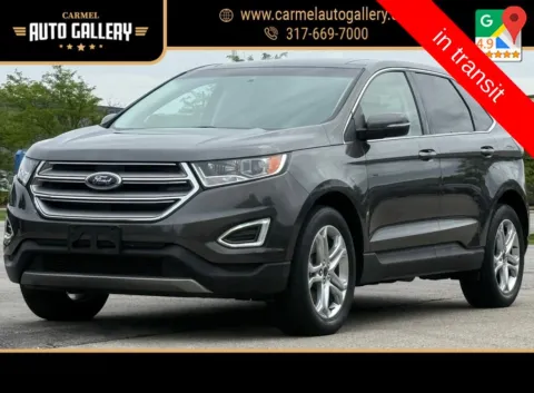 Gray 2018 Ford Edge Titanium for sale in Carmel, IN