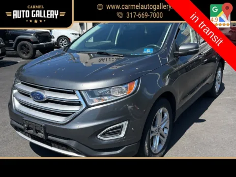 Gray 2018 Ford Edge Titanium for sale in Carmel, IN