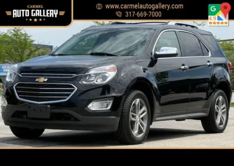 Black 2016 Chevrolet Equinox LTZ for sale in Carmel, IN
