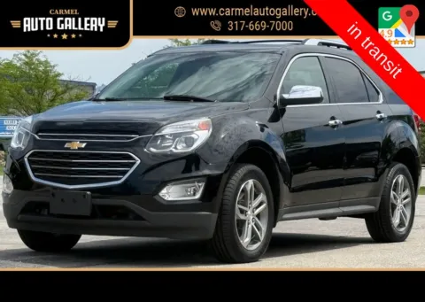 Black 2016 Chevrolet Equinox LTZ for sale in Carmel, IN
