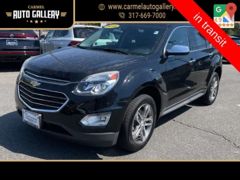 Black 2016 Chevrolet Equinox LTZ for sale in Carmel, IN