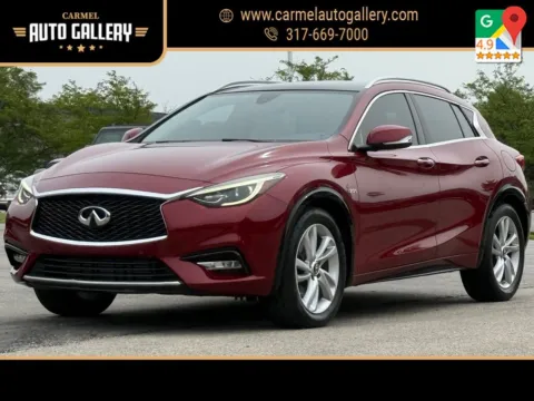 Red 2017 INFINITI QX30 Premium for sale in Carmel, IN