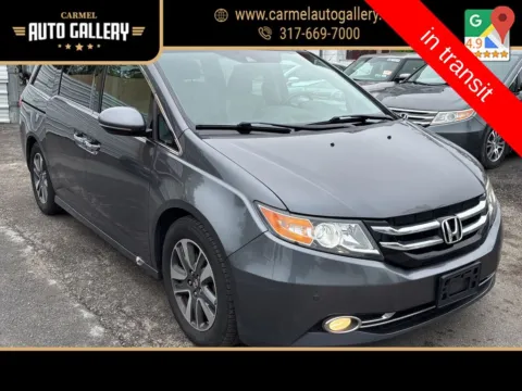 Gray 2016 Honda Odyssey Touring Elite for sale in Carmel, IN
