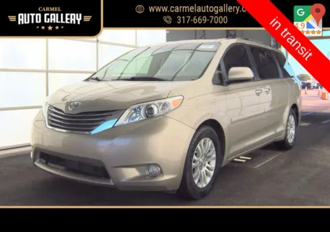 Beige 2017 Toyota Sienna XLE for sale in Carmel, IN