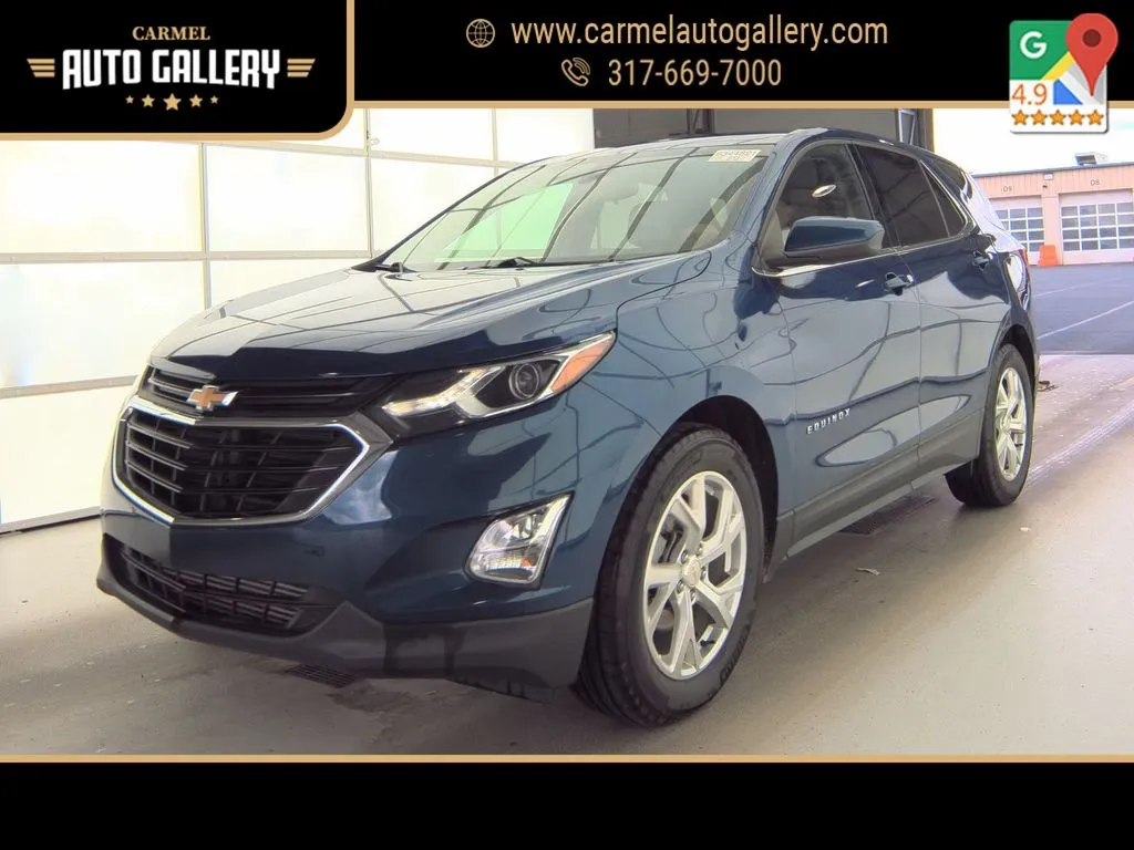 Blue 2020 Chevrolet Equinox LT for sale in Carmel, IN
