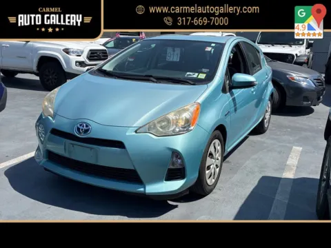 Blue 2013 Toyota Prius c Two for sale in Carmel, IN