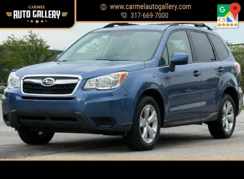 Blue 2015 Subaru Forester 2.5i Premium for sale in Carmel, IN
