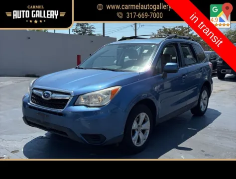 Blue 2015 Subaru Forester 2.5i Premium for sale in Carmel, IN