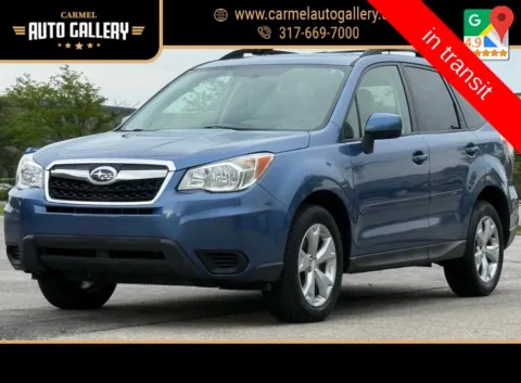 Blue 2015 Subaru Forester 2.5i Premium for sale in Carmel, IN