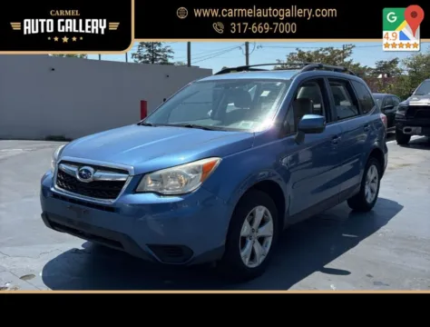 Blue 2015 Subaru Forester 2.5i Premium for sale in Carmel, IN