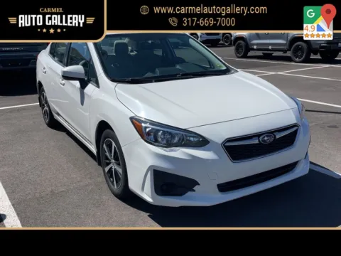 White 2019 Subaru Impreza 2.0i Premium for sale in Carmel, IN