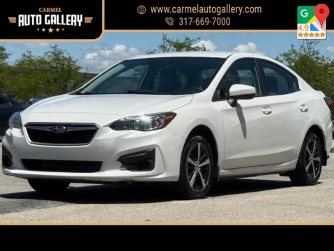 White 2019 Subaru Impreza 2.0i Premium for sale in Carmel, IN