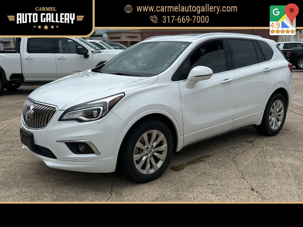 White 2017 Buick Envision Essence for sale in Carmel, IN