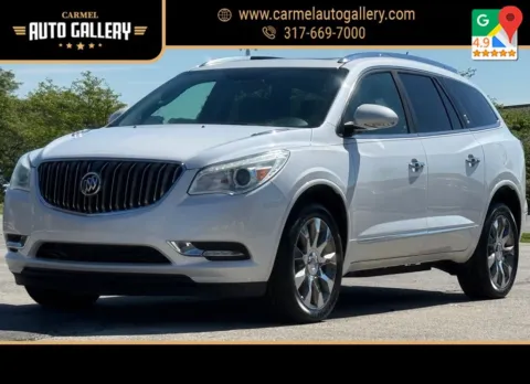 White 2017 Buick Enclave Leather Group for sale in Carmel, IN