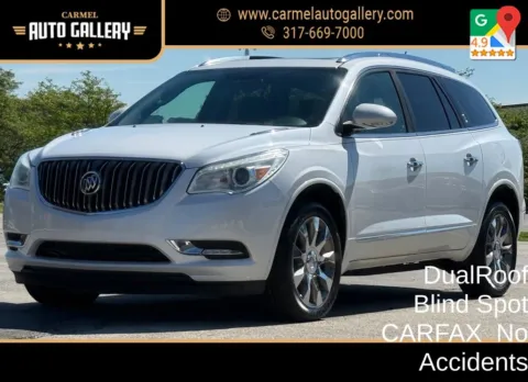 White 2017 Buick Enclave Leather Group for sale in Carmel, IN