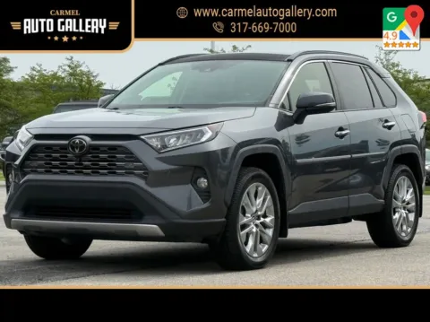 Gray 2019 Toyota RAV4 Limited for sale in Carmel, IN