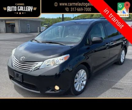 Black 2015 Toyota Sienna XLE Premium for sale in Carmel, IN