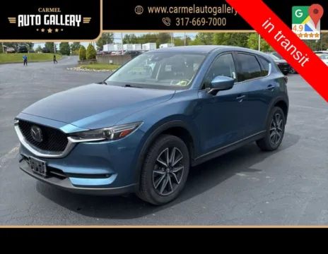 Blue 2017 Mazda CX-5 Grand Touring for sale in Carmel, IN