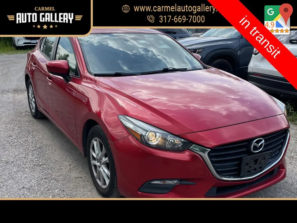 Red 2017 Mazda Mazda3 Sport for sale in Carmel, IN