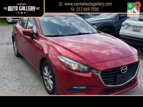 Red 2017 Mazda Mazda3 Sport for sale in Carmel, IN