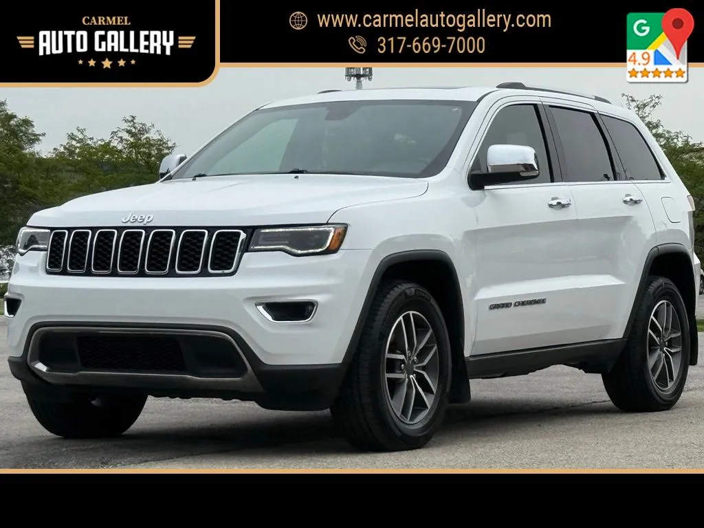 White 2021 Jeep Grand Cherokee Limited for sale in Carmel, IN