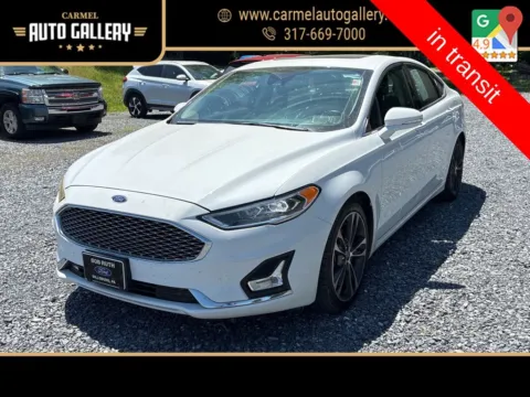 White 2019 Ford Fusion Titanium for sale in Carmel, IN