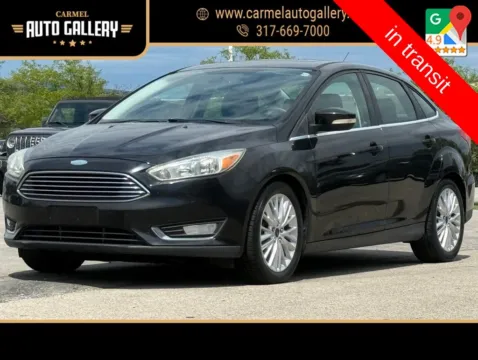 Black 2015 Ford Focus Titanium for sale in Carmel, IN