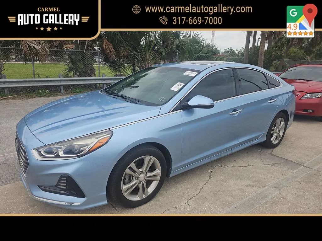 White 2018 Hyundai Sonata Limited for sale in Carmel, IN