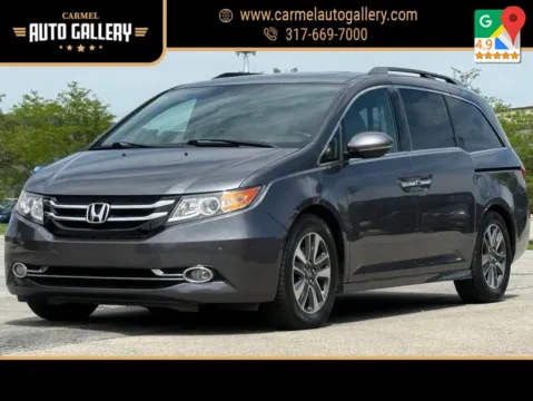 Gray 2016 Honda Odyssey Touring Elite for sale in Carmel, IN