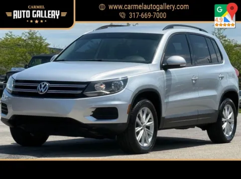 Silver 2017 Volkswagen Tiguan Limited 2.0T for sale in Carmel, IN