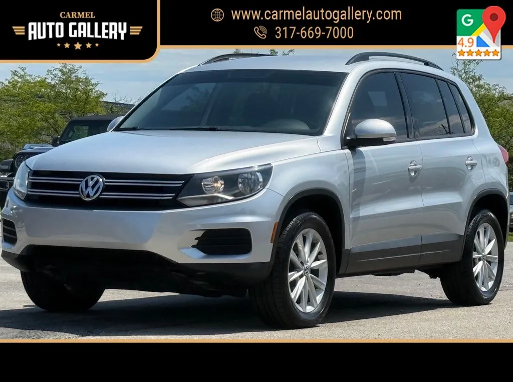 Silver 2017 Volkswagen Tiguan Limited 2.0T for sale in Carmel, IN