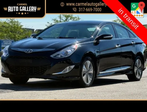 Black 2015 Hyundai Sonata Hybrid Limited for sale in Carmel, IN