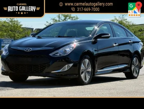 Black 2015 Hyundai Sonata Hybrid Limited for sale in Carmel, IN