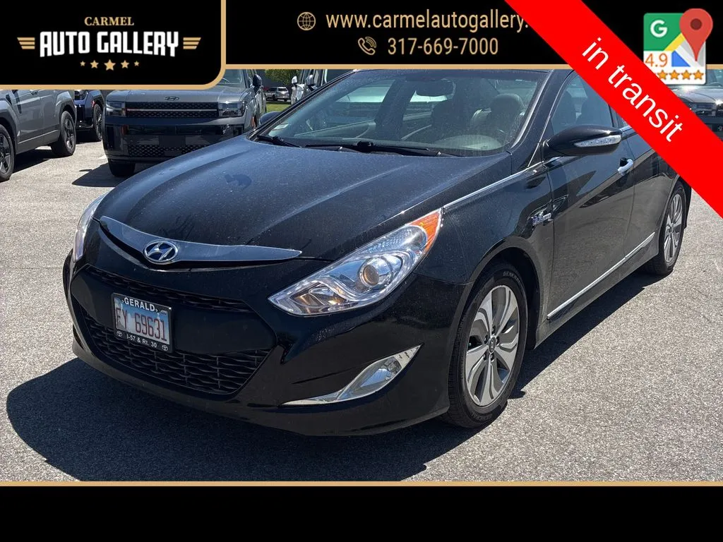 Black 2015 Hyundai Sonata Hybrid Limited for sale in Carmel, IN