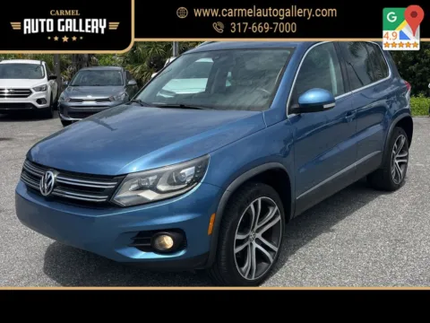 Blue 2017 Volkswagen Tiguan 2.0T SEL for sale in Carmel, IN
