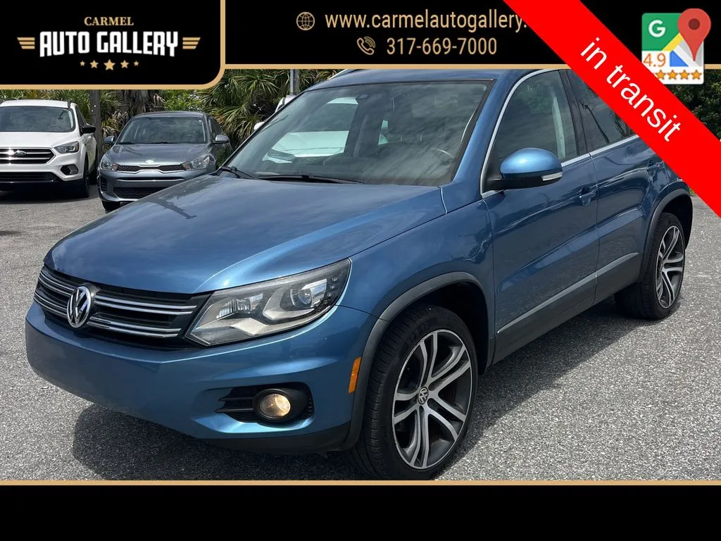 Blue 2017 Volkswagen Tiguan 2.0T SEL for sale in Carmel, IN