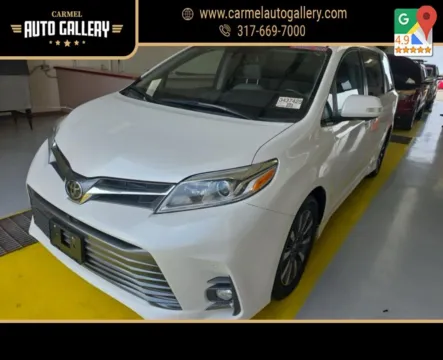 White 2018 Toyota Sienna Limited Premium for sale in Carmel, IN