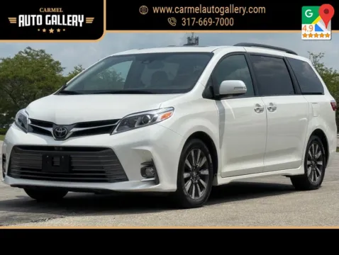 White 2018 Toyota Sienna Limited Premium for sale in Carmel, IN