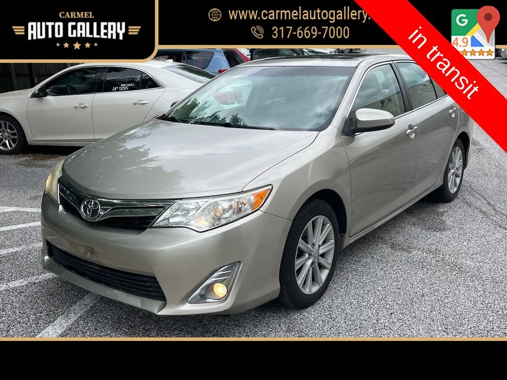 Beige 2014 Toyota Camry XLE for sale in Carmel, IN