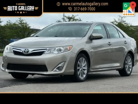 Beige 2014 Toyota Camry XLE for sale in Carmel, IN