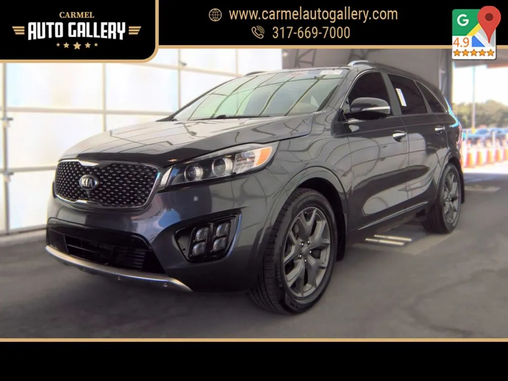 Gray 2016 Kia Sorento SX Limited for sale in Carmel, IN
