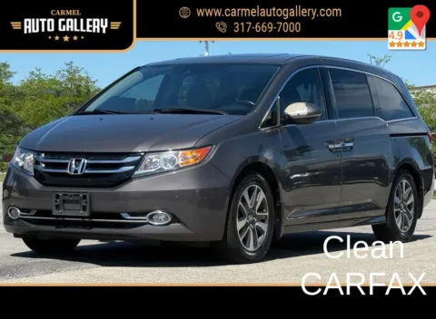 Gray 2014 Honda Odyssey Touring Elite for sale in Carmel, IN