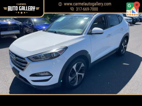White 2016 Hyundai Tucson Limited for sale in Carmel, IN