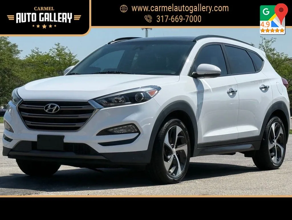 White 2016 Hyundai Tucson Limited for sale in Carmel, IN