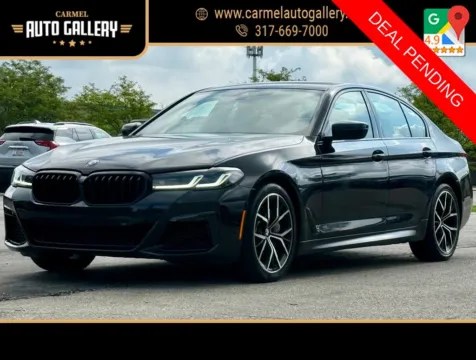 Black 2021 BMW 5 Series 540i xDrive for sale in Carmel, IN