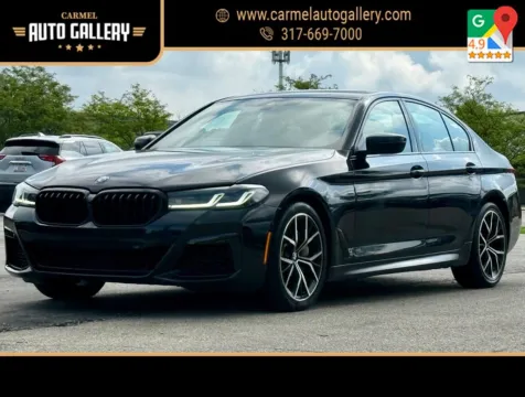 Black 2021 BMW 5 Series 540i xDrive for sale in Carmel, IN