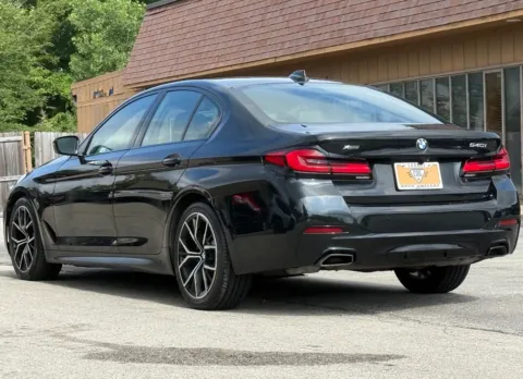 Another view of 2021 BMW 5 Series 540i xDrive for sale in Carmel, IN at Carmel Auto Gallery