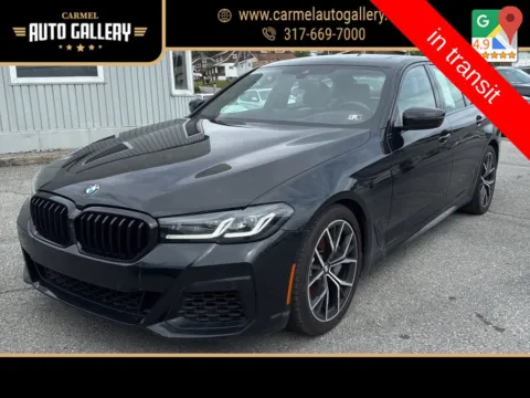 Black 2021 BMW 5 Series 540i xDrive for sale in Carmel, IN