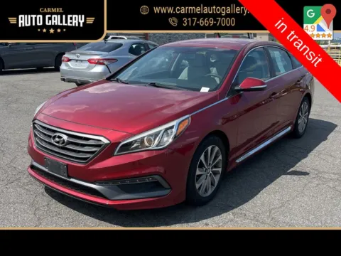 Red 2015 Hyundai Sonata Sport for sale in Carmel, IN